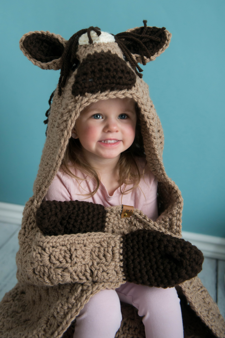 Crochet Horse Blanket MJ's off the Hook Designs