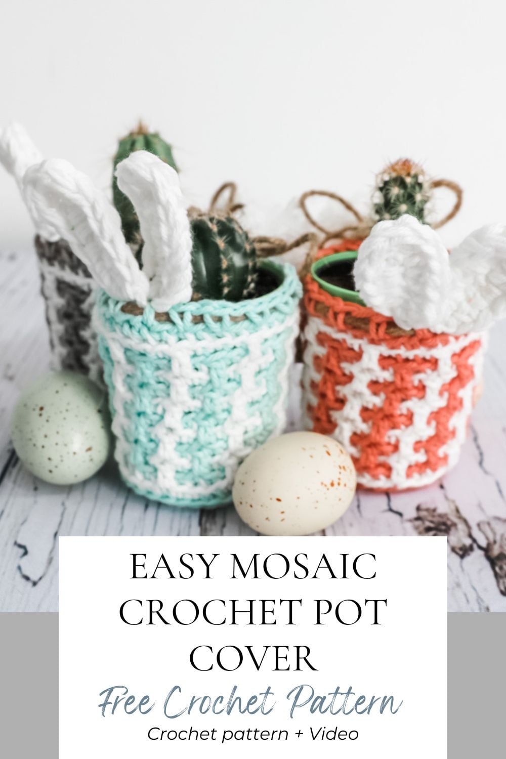 Easter Mosaic Crochet Pattern - MJ's off the Hook Designs