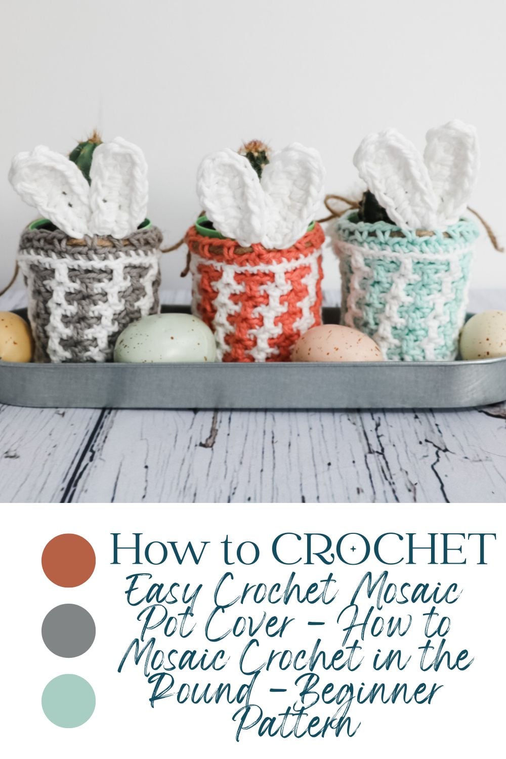 Easter Mosaic Crochet Pattern - MJ's off the Hook Designs