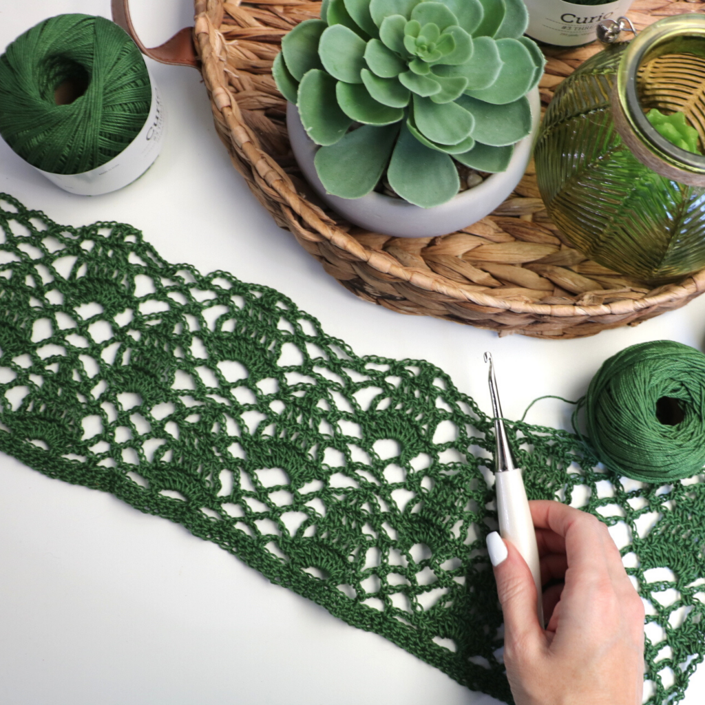 crochet lace stitch tutorial