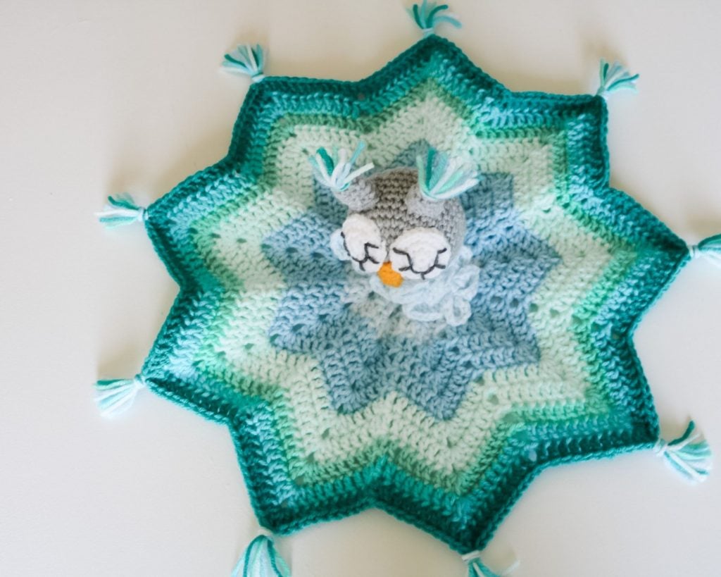 Crochet Baby Owl Lovey
