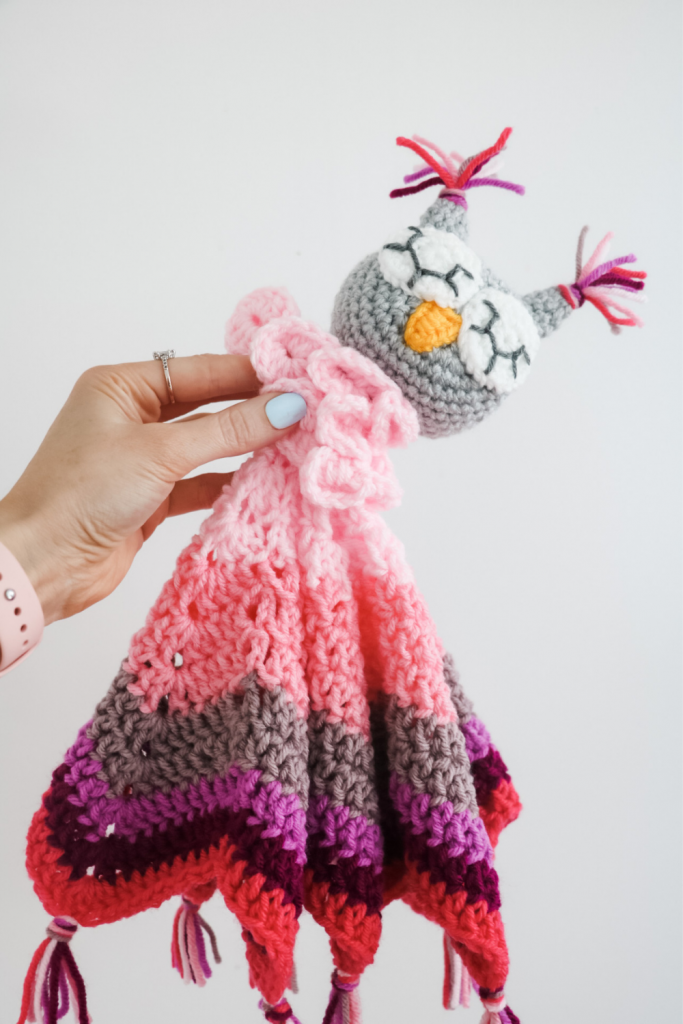 Crochet Baby Owl Lovey