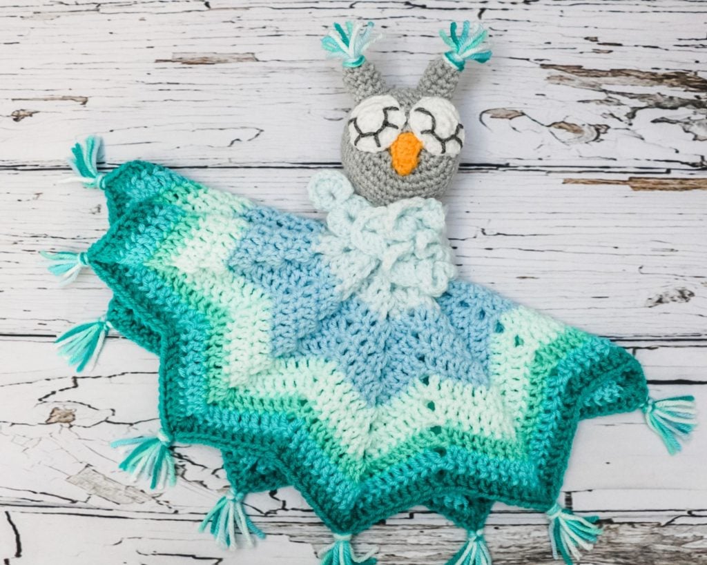 Crochet Baby Owl Lovey