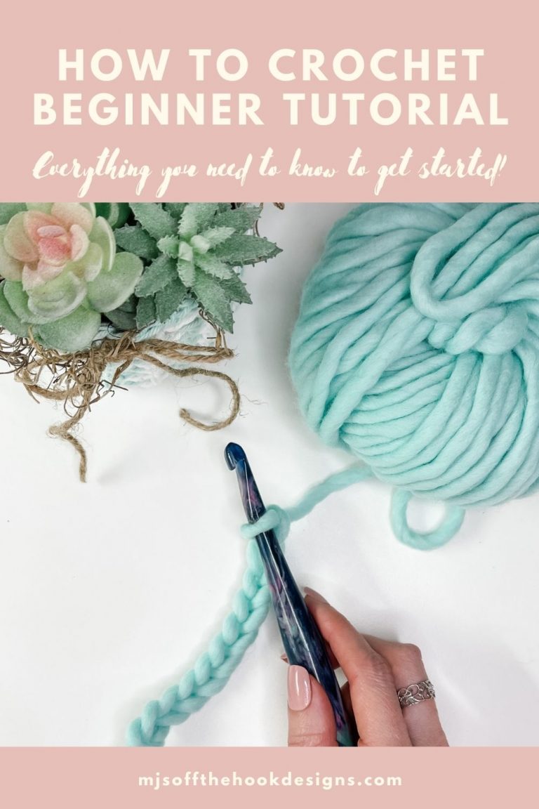 How to Crochet for Beginners - MJ's off the Hook Designs