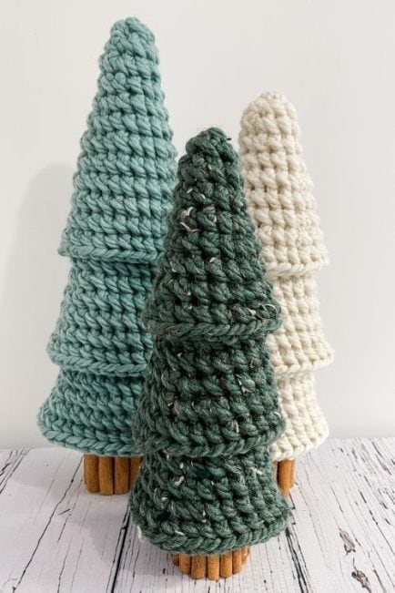 Rustic Farmhouse Tiered Trees - MJ's off the Hook Designs