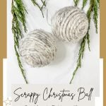 Scrappy Christmas Ball: Enjoy this free pattern for creating unique and festive Christmas balls.