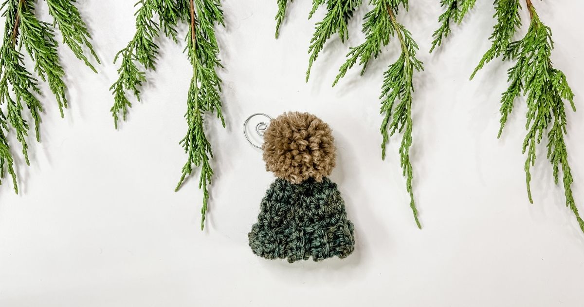Mini Simple Hat Ornament - Free Crochet Pattern - MJ's off the Hook Designs