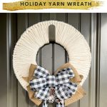         Description: Free crochet pattern video tutorial for creating a festive Holiday Yarn Wreath.