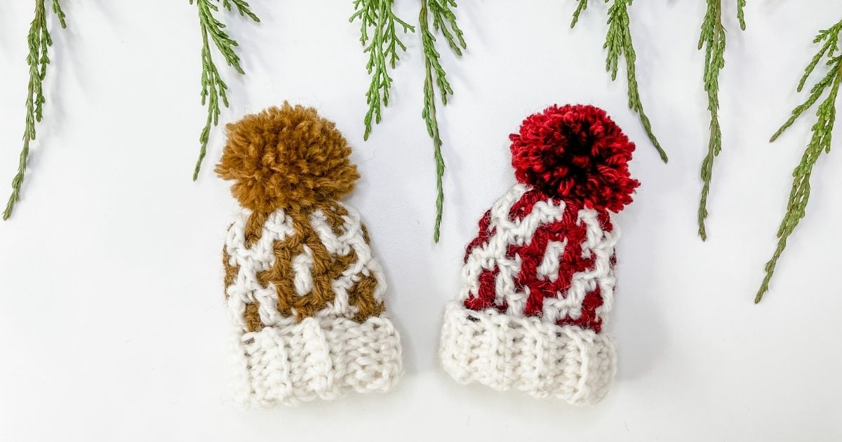 Mini Mosaic Hat - Free Crochet Pattern - MJ's off the Hook Designs