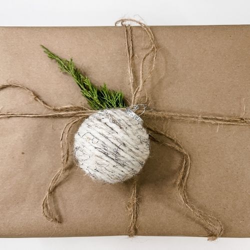 Scrappy Christmas Ball