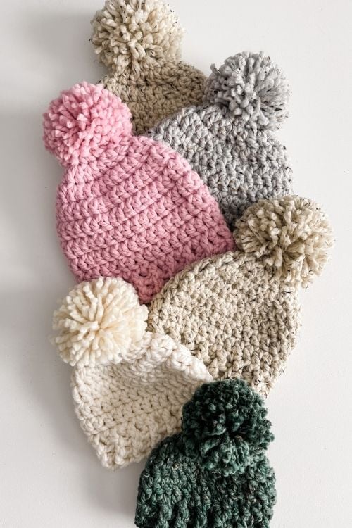 Beginner Bulky Beanie - Free Crochet Pattern - MJ's off the Hook Designs