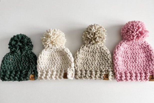 Beginner Bulky Beanie - Free Crochet Pattern - MJ's off the Hook Designs
