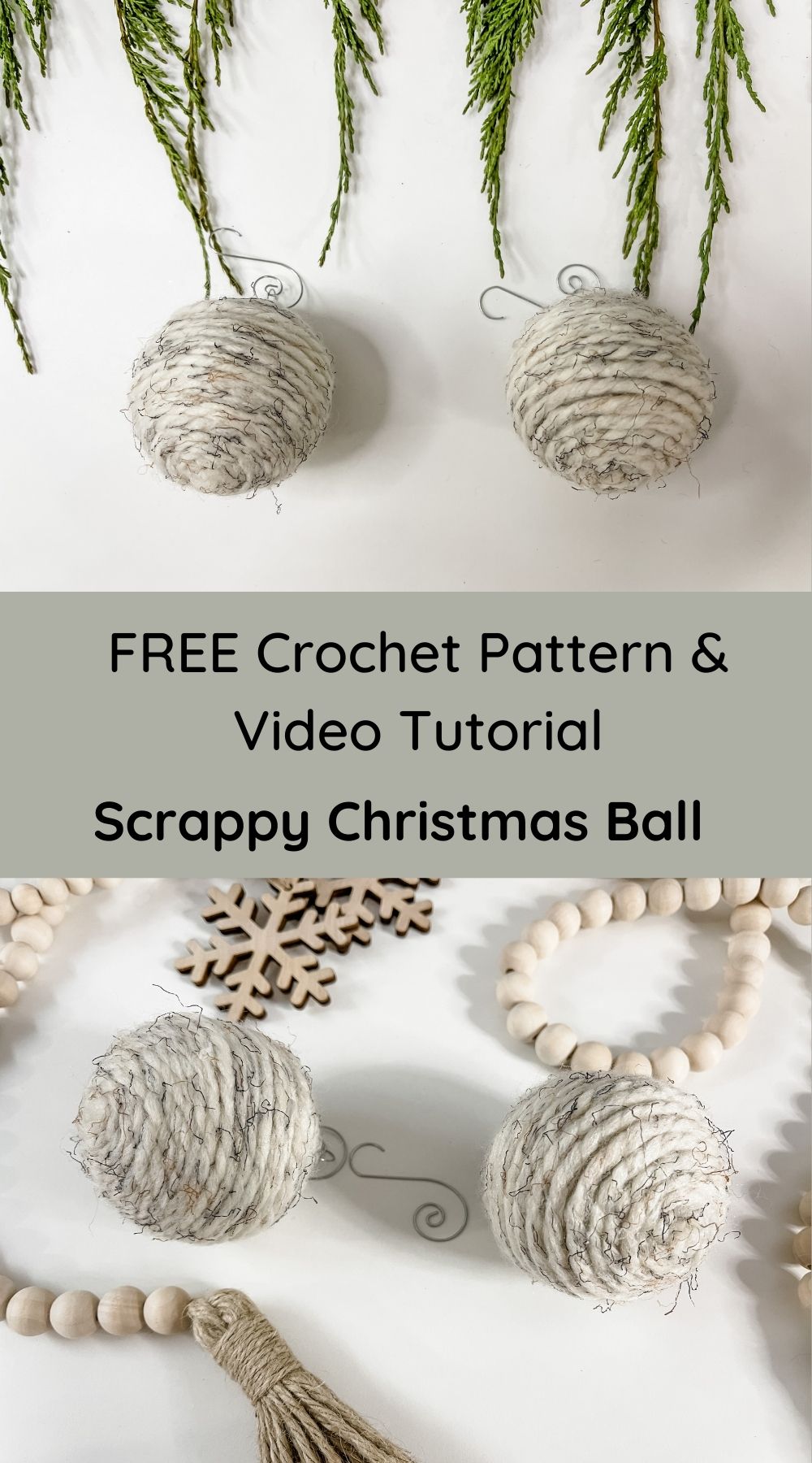 Scrappy Christmas Ball Free Pattern MJ's off the Hook Designs