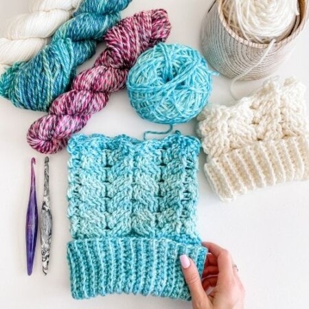 Alpine Crochet Cabled Toque - MJ's off the Hook Designs