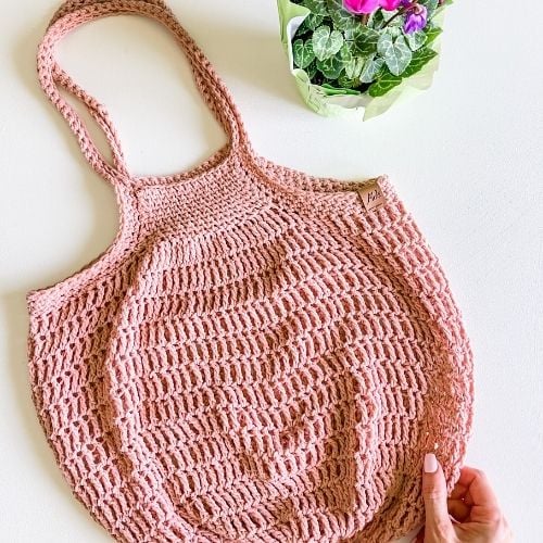 Crochet market bag