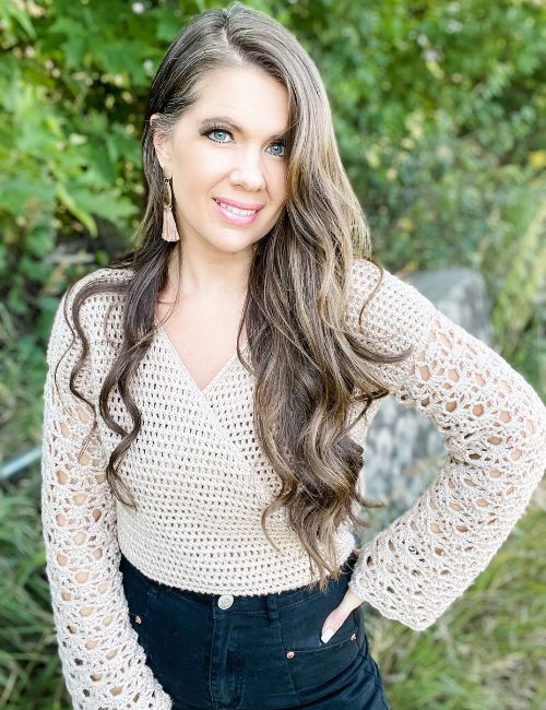 Crossover Wrap Cardigan - Free Crochet 