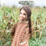 Hello pumpkin mosaic cardigan - free pattern and video tutorial for the crochet hat.