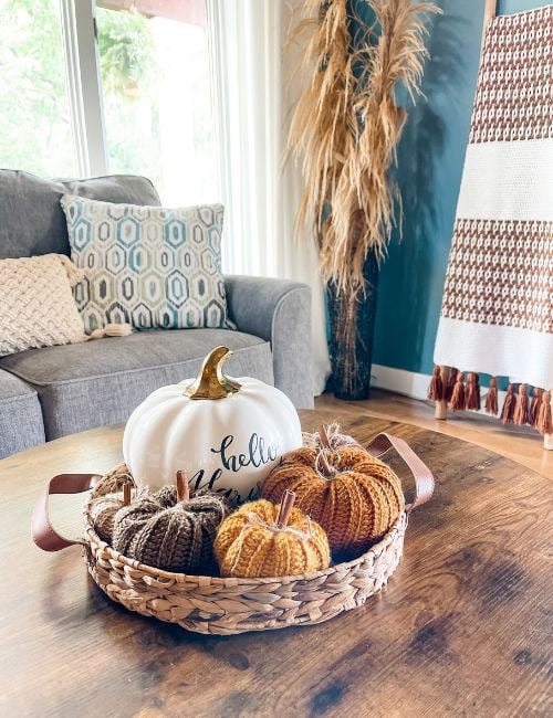 Crochet pumpkins fall decorating