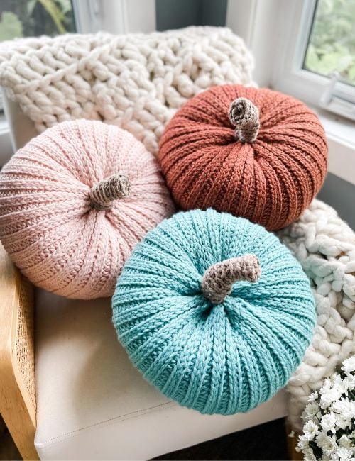 Crochet Pumpkin Pillow Pattern - MJ's off the Hook Designs