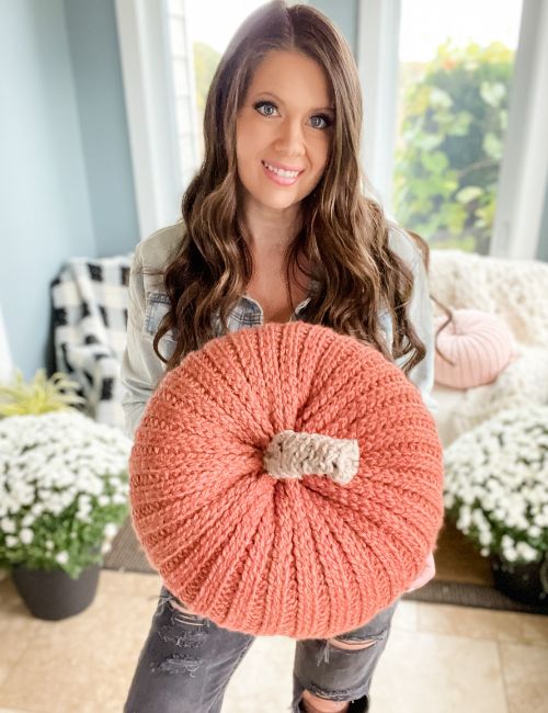 Crochet Pumpkin Pillow pattern