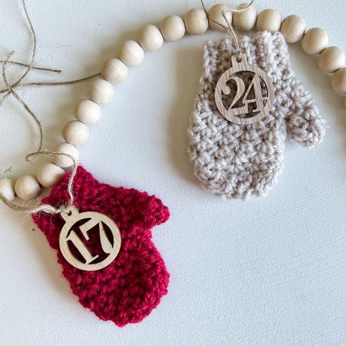 Mini Crochet Mitten Pattern