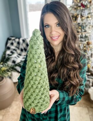 Puff Stitch Crochet Trees - MJ's off the Hook Designs