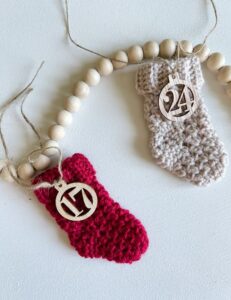 Mini Crochet Stocking Pattern - MJ's off the Hook Designs