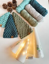 Puff Stitch Crochet Trees - MJ's off the Hook Designs