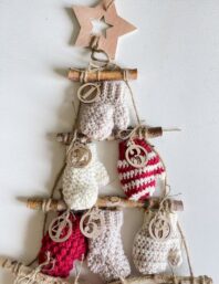Mini Puff Stitch Stocking Crochet Pattern - MJ's off the Hook Designs