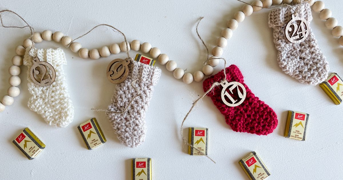 Mini Crochet Stocking Pattern - MJ's off the Hook Designs