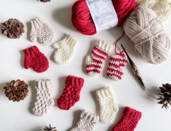 Mini Crochet Stocking Pattern - MJ's off the Hook Designs