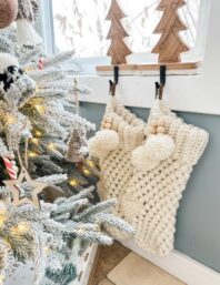 Bulky & Quick Puff Stitch Stockings - MJ's off the Hook Designs