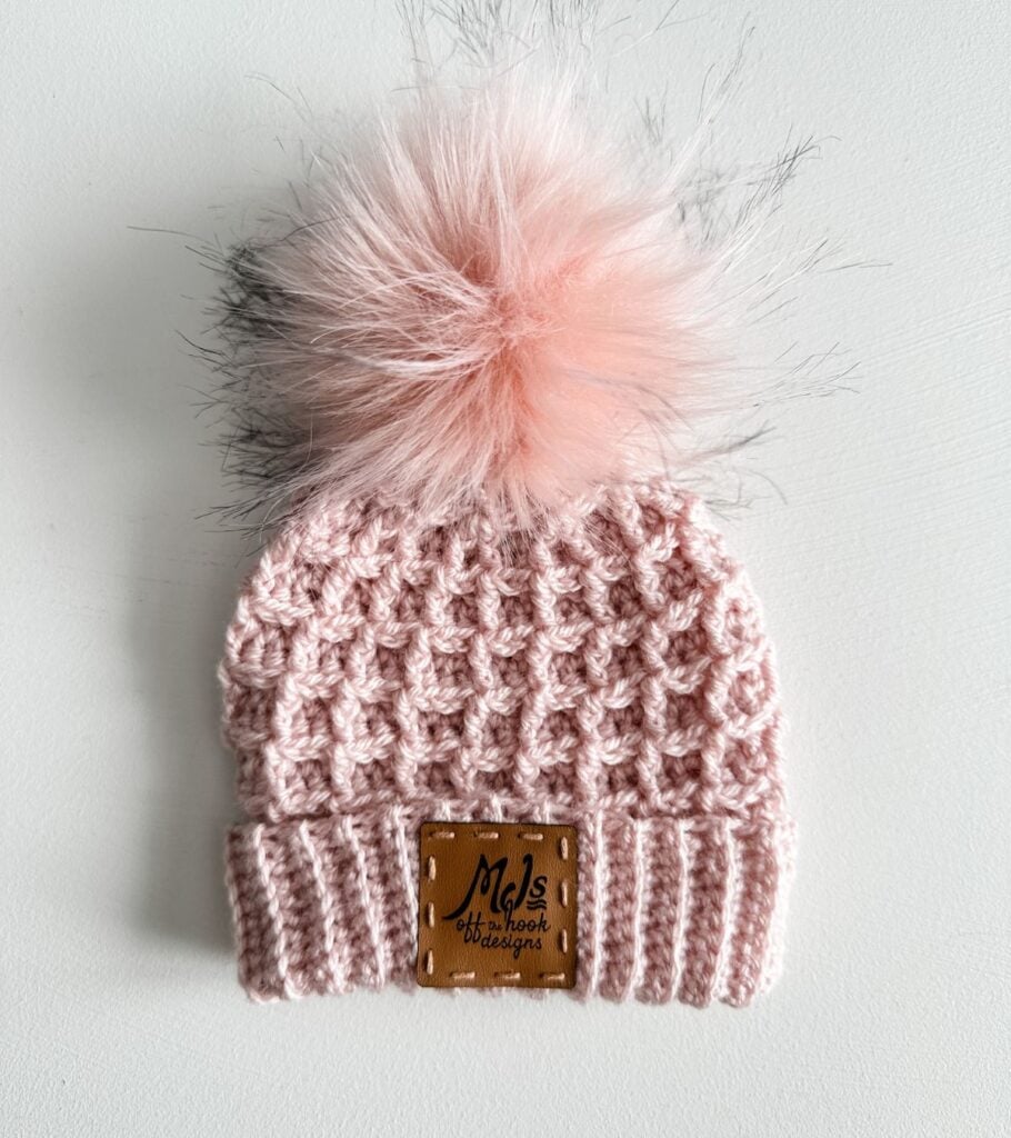 Waffle Stitch Crochet Hat