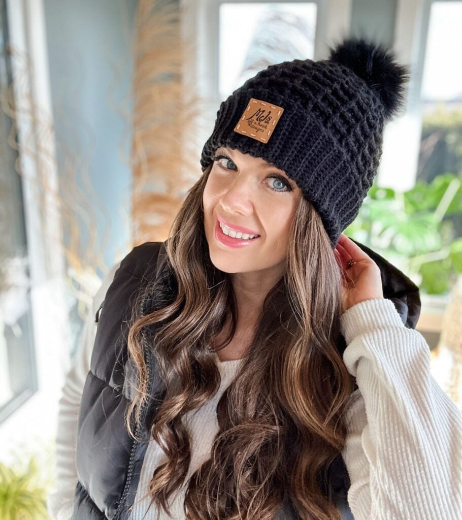Waffle Stitch Crochet Hat