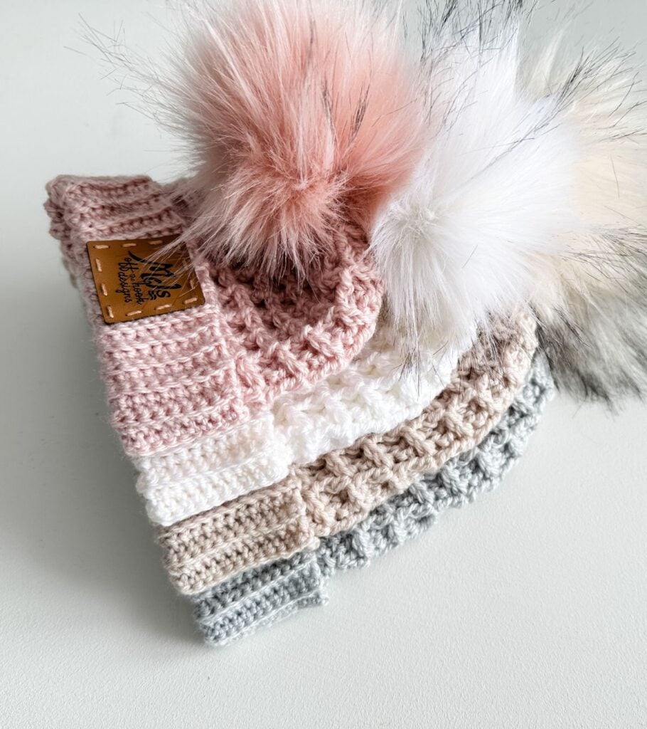 Waffle Stitch Crochet Hat