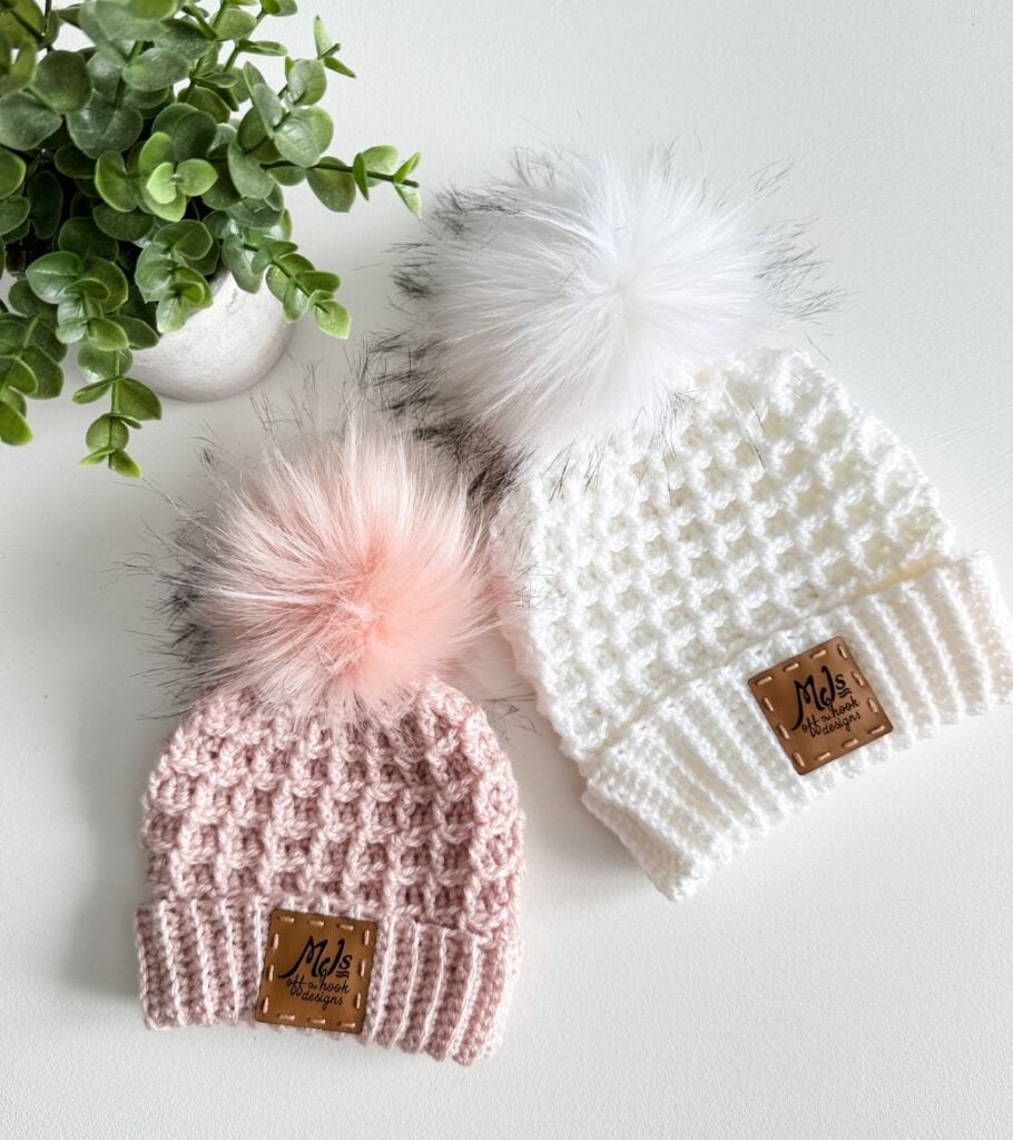 Waffle Stitch Crochet Hat