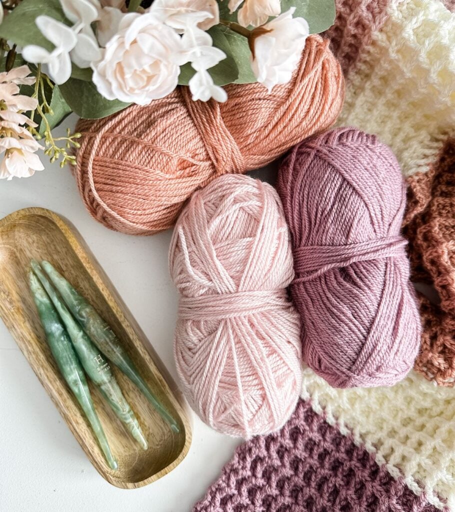 Waffle Stitch Blanket