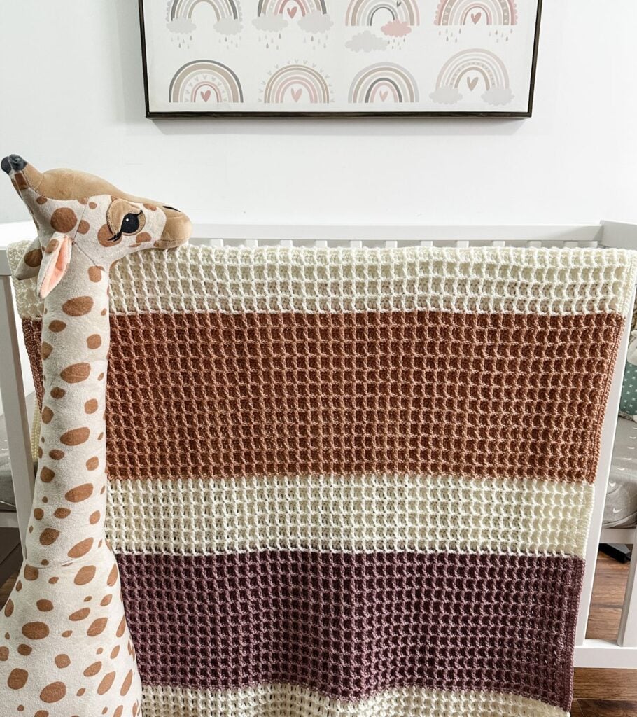 Waffle Stitch Blanket