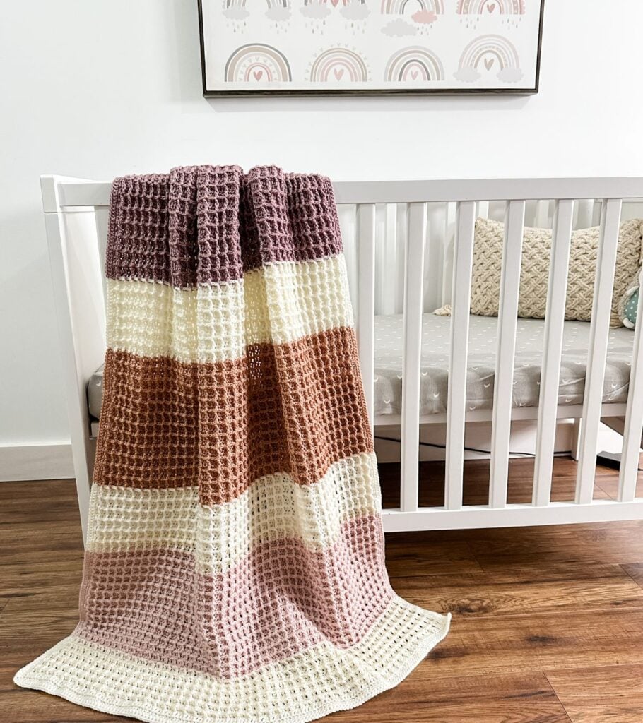 Waffle Stitch Blanket