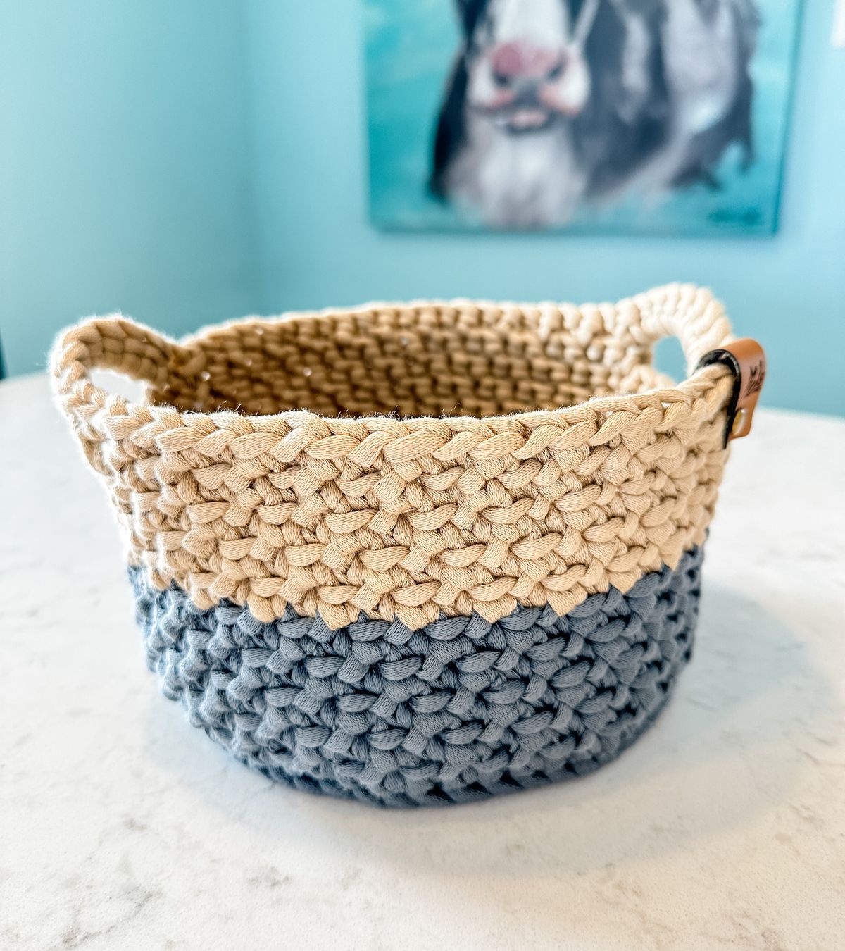 Two-Toned Crochet Nesting Baskets - MJ's off the Hook Designs