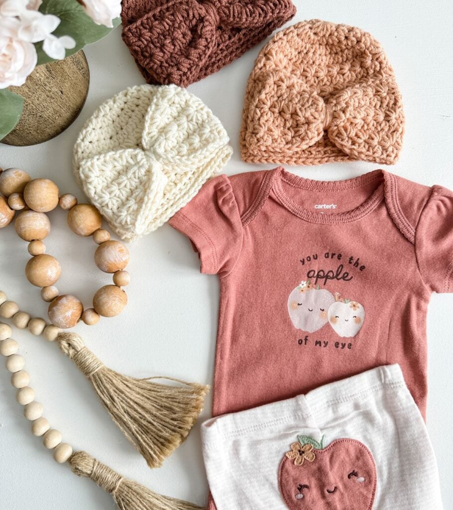 Star Stitch Baby Crochet Hat
