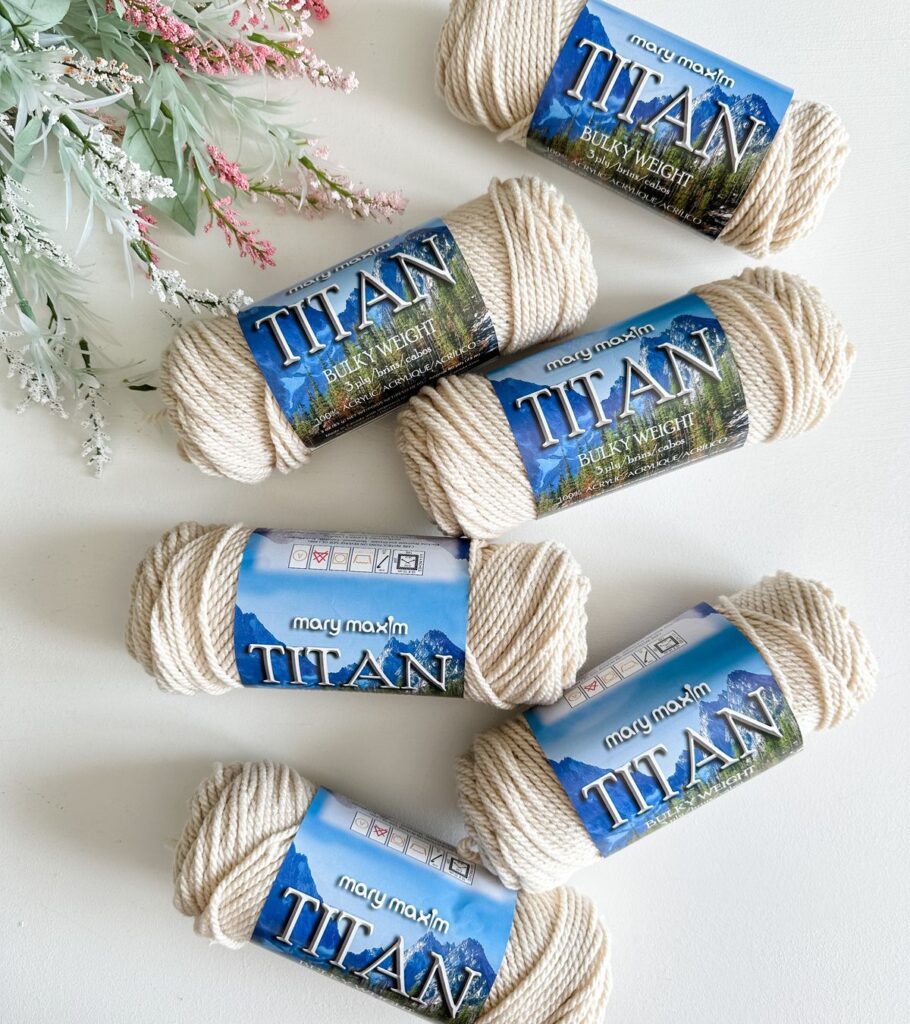 titan bulky yarn from mary maxim
