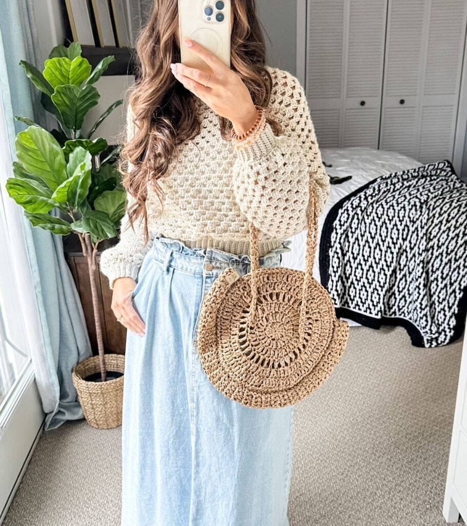 Easy Crochet Granny Stitch Sweater