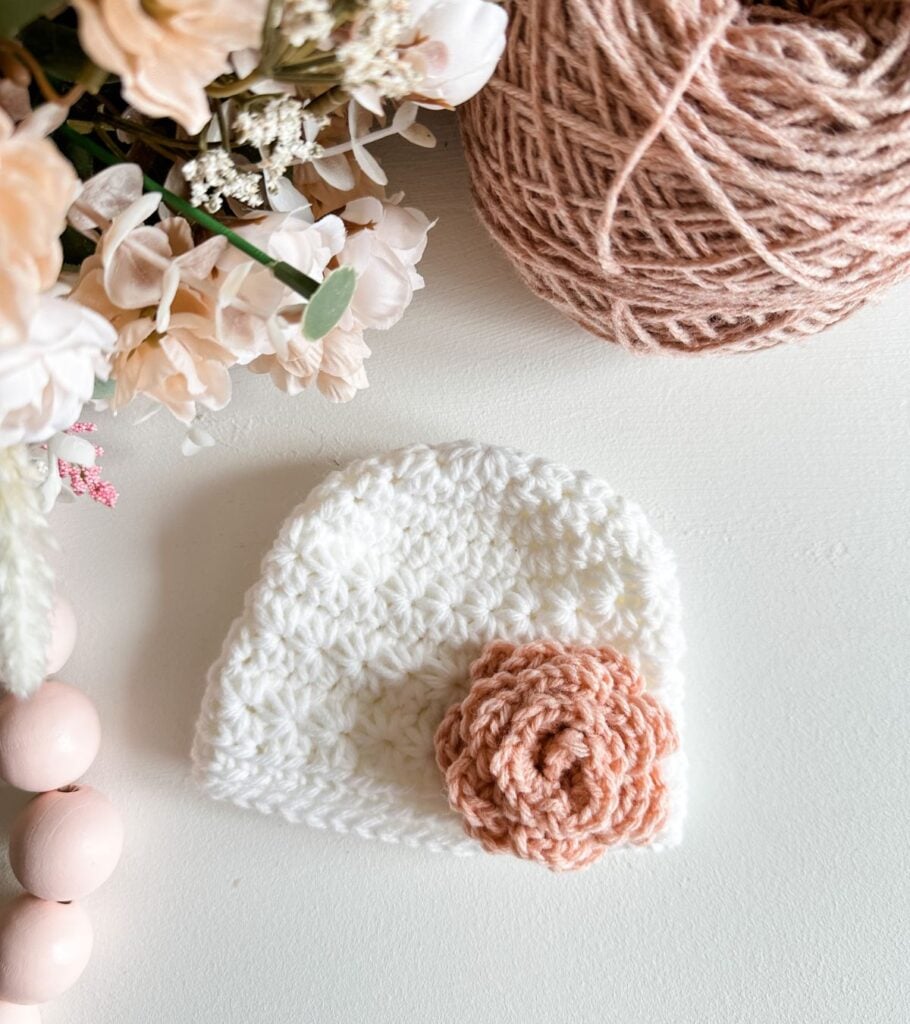 Star Stitch Baby Crochet Hat