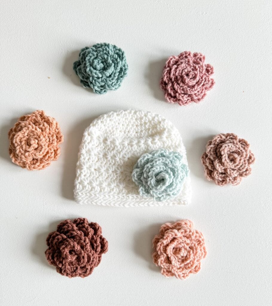 Star Stitch Baby Crochet Hat