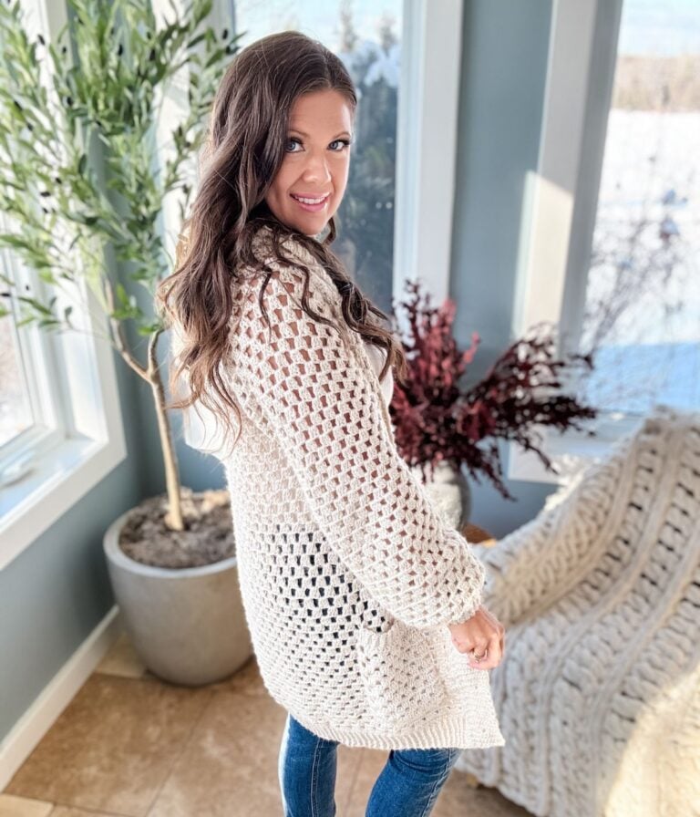 Hooded Crochet Cardigan Pattern