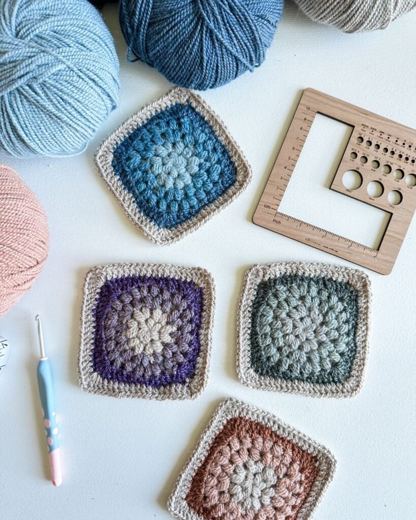 Coloured Granny Squares
