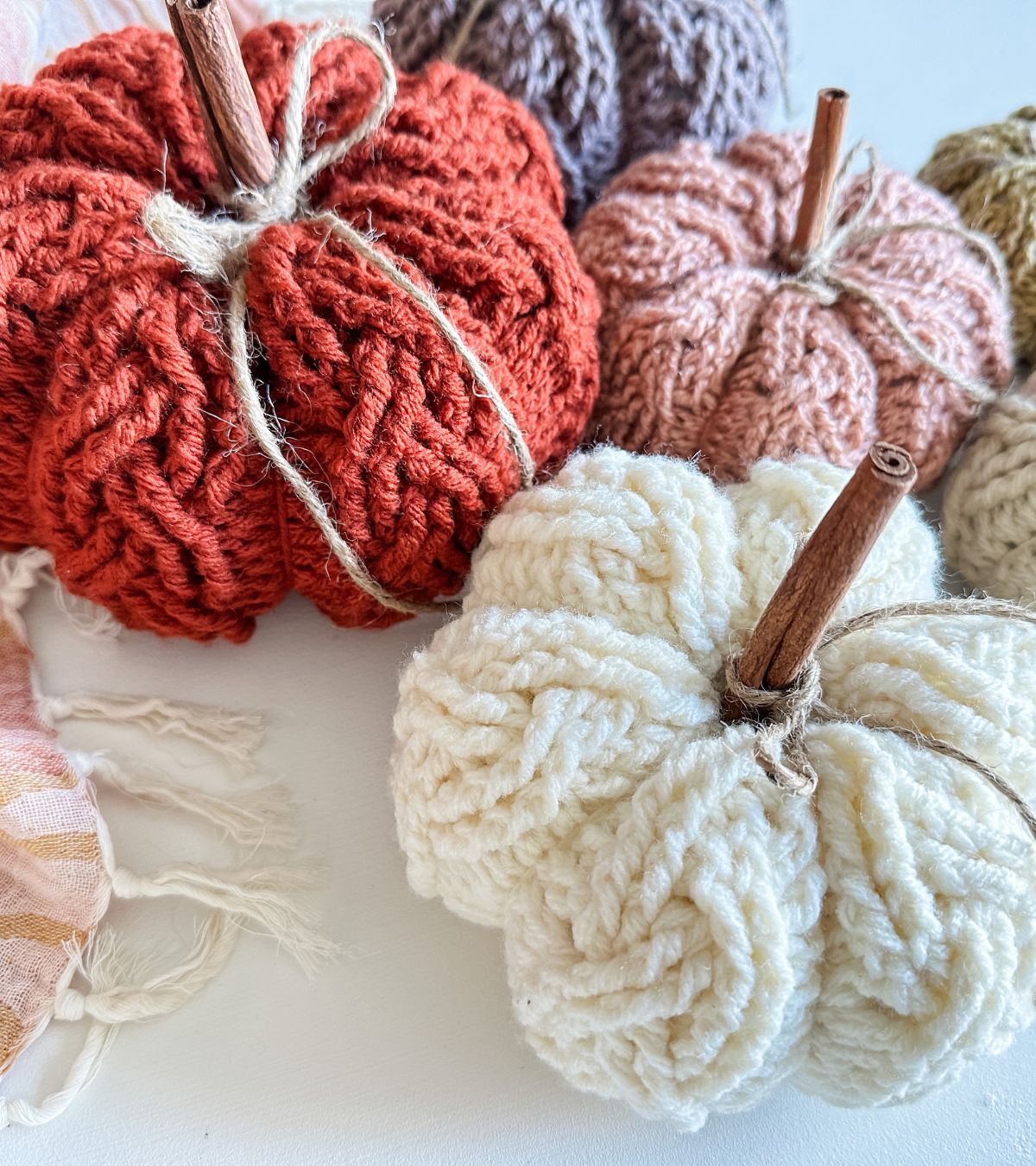 Cabled Pumpkin Free Crochet Pattern MJ's off the Hook Designs