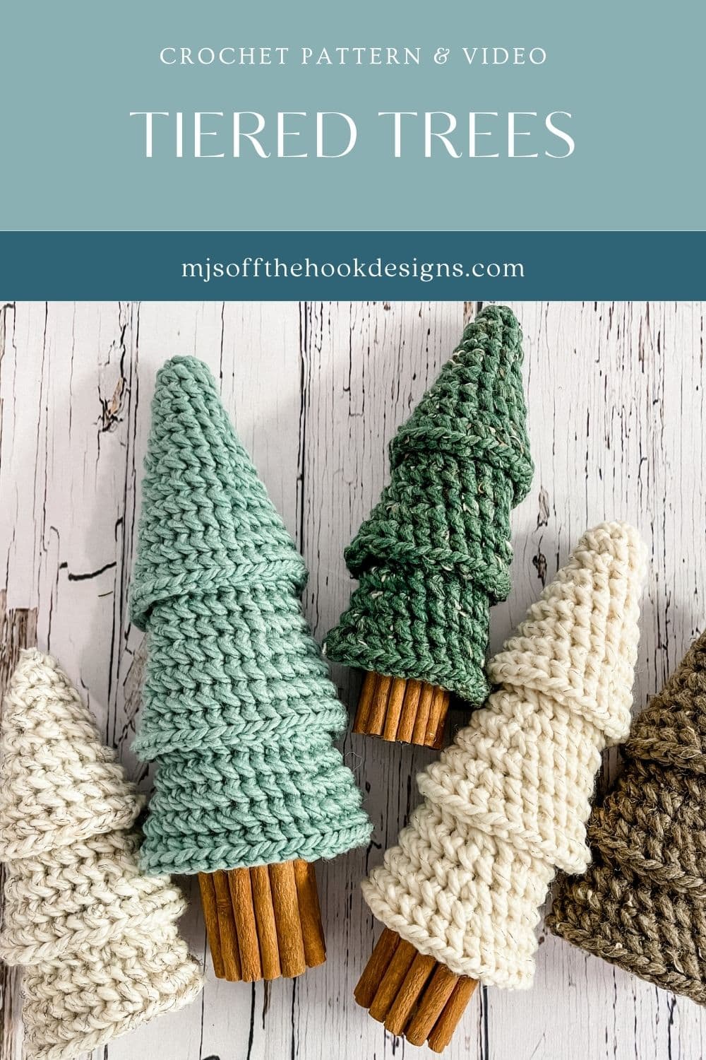 Tree Ranch Patterns Rustic Farmhouse Tiered Trees - MJ's off the Hook Designs