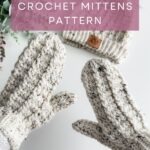 The best textured crochet mittens pattern for cozy winter wear.